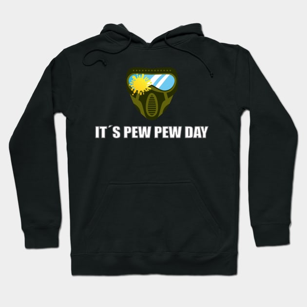 Its Pew Pew Day Hoodie by Schimmi